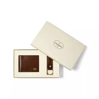 Le Chameau Key Ring & Bifold Wallet Gift Set
