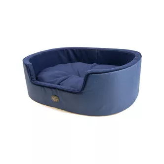 Le Chameau Small Blue Padded Dog Bed