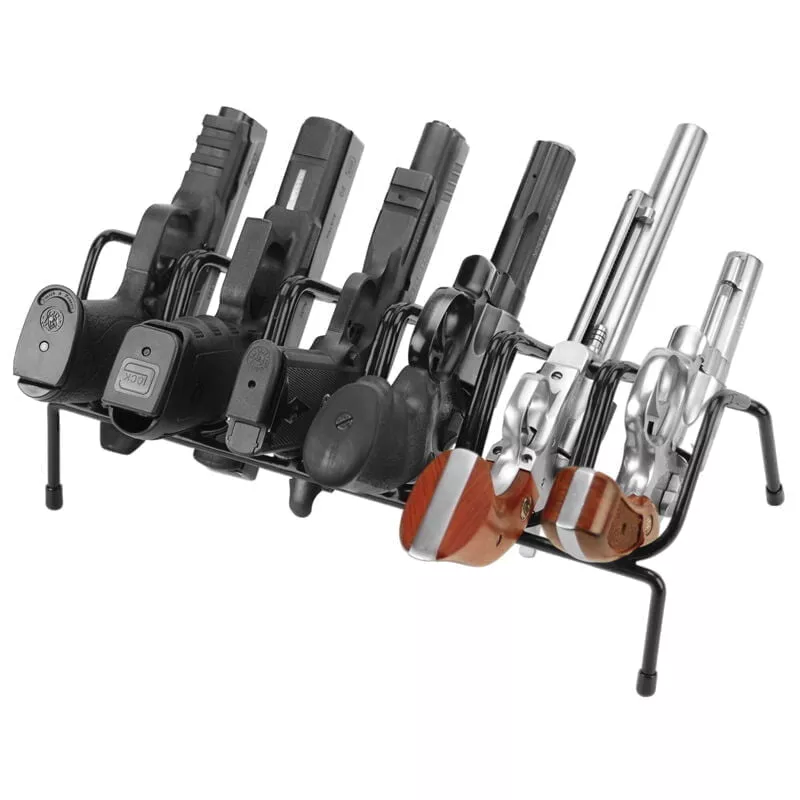 Lockdown 6 Handgun Rack Over-Molded Wire Construction Matte