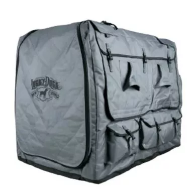 LUCKY DUCK LUCKY KENNEL COVER LARGE POLYESTER STORM GRAY