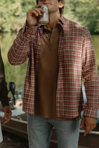 MAX COMFORT HENLEY LONG SLEEVE