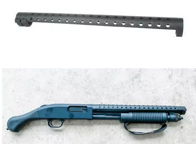 Mossberg Shockwave Heat Shield 590 Shotgun 12 Gauge CUSTOM ROUGH MODIFIED