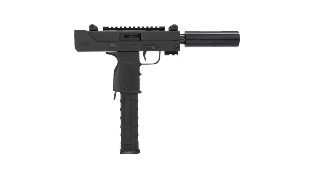 MPA DEFENDER 9mm side cocker w/scope mount blk