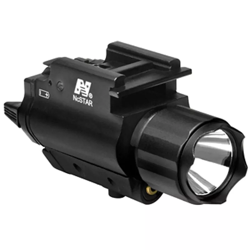 NcSTAR Flashlight and Red Laser Pistol 200 Lumen CREE LED CR