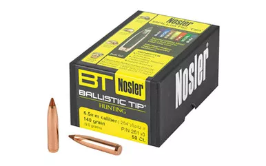 NOSLER 6.5MM 140GR 50CT