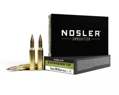 NOSLER E-TIP HUNTING 7MM-08REM 140GR BT 20RD