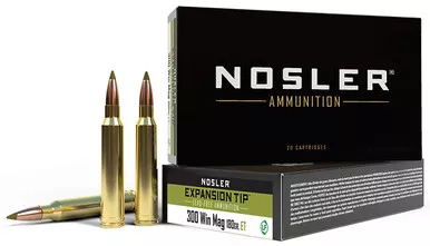 NOSLER EXPANSION TIP 300WIN 180GR E-TIP 20RD