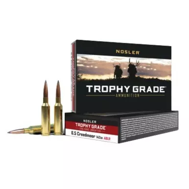 NOSLER TROPHY GRADE ACCUBOND 6.5CREED 142GR POLYTIP 20RDS