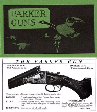 Parker Guns 1934 Catalog Reprints