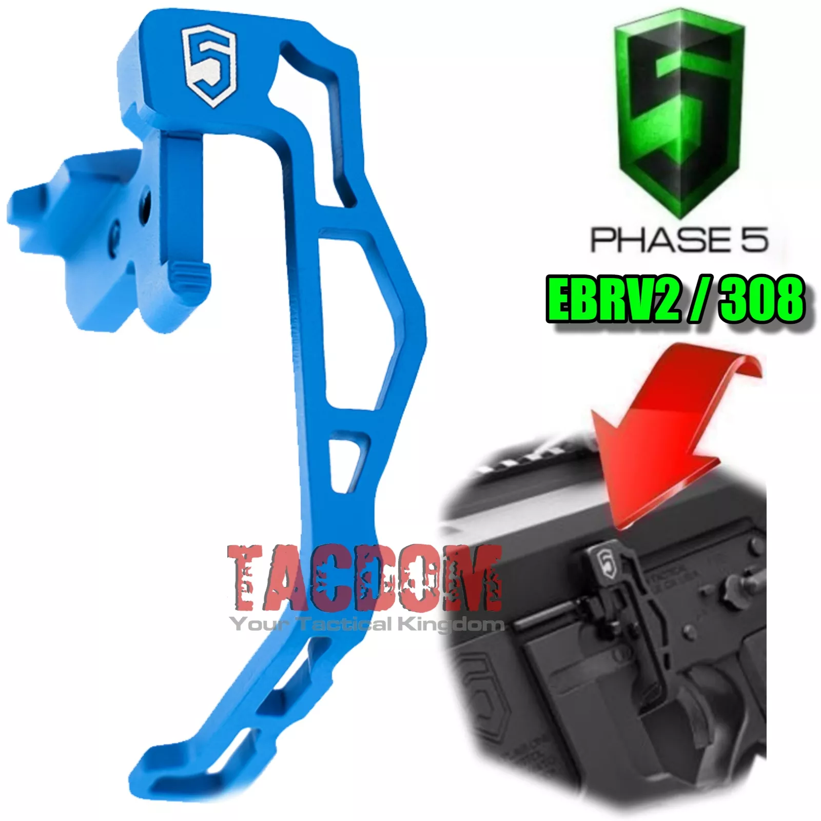 Phase 5 BLUE Extended Bolt Release (EBRV2/308) 308 version for DMPS GEN 1