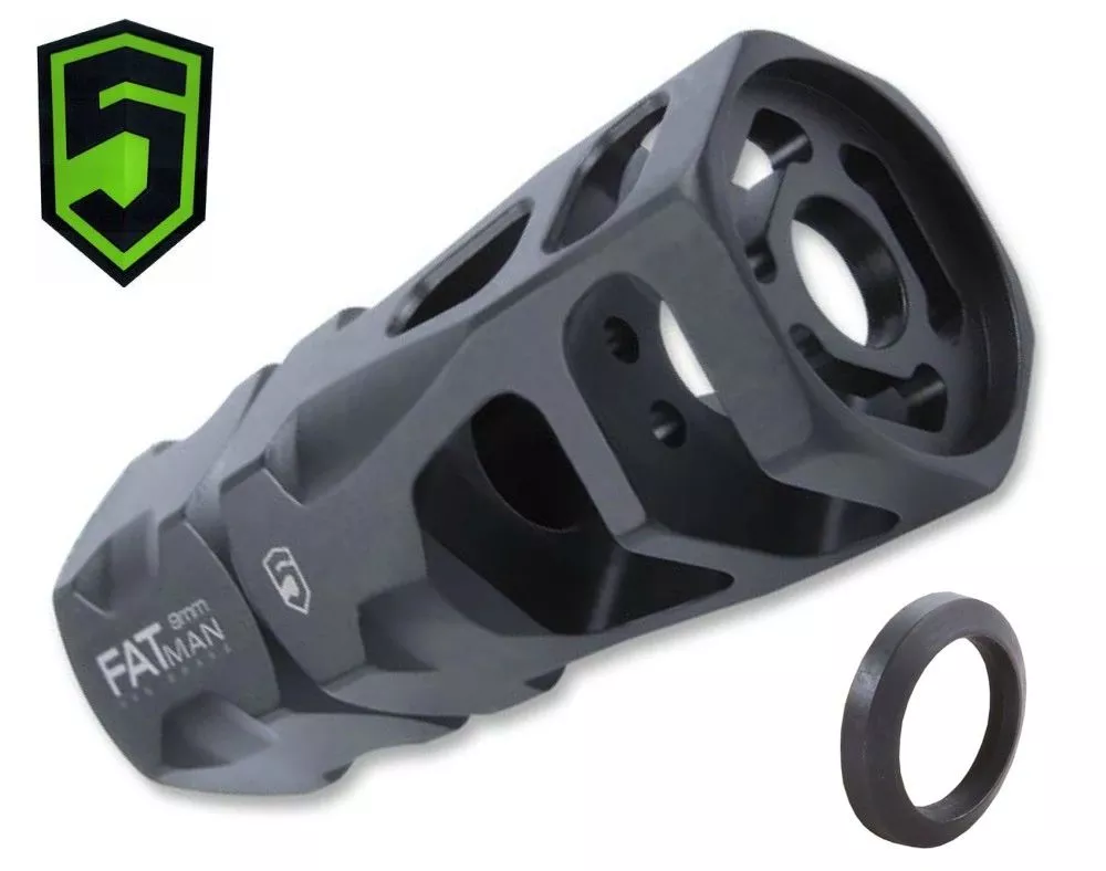Phase 5 FATMAN Hex Comp – 9mm / 7.62×39 / 6.8mm – 1/2 – 36 TPI