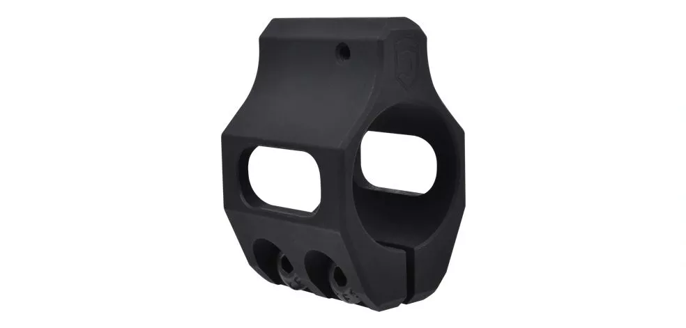 PHASE 5 WSI Gas Block Low Profile Clamp Screw style AR Black