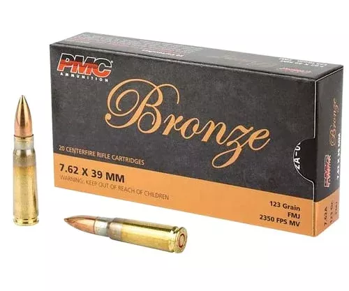 PMC BRNZ 7.62X39 123GR FMJ 20/500
