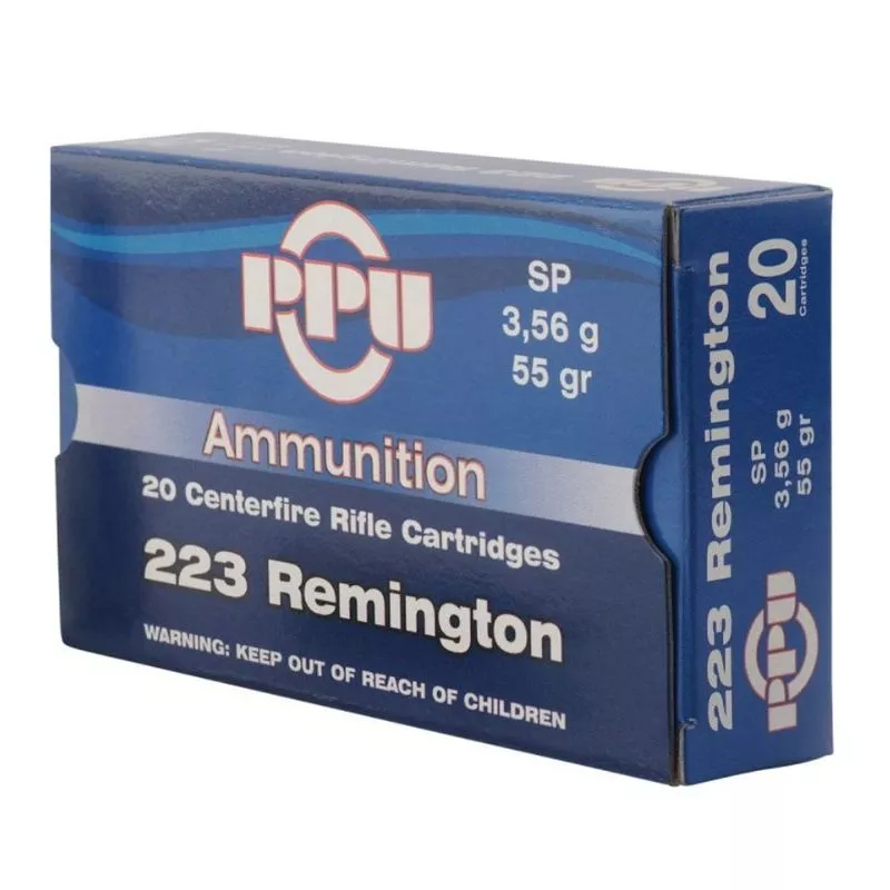 PPU .223 REM 55gr SP