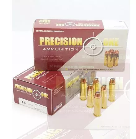 Precision One 44 Mag Ammo 200gr HP/XTP 1590fps 50rd
