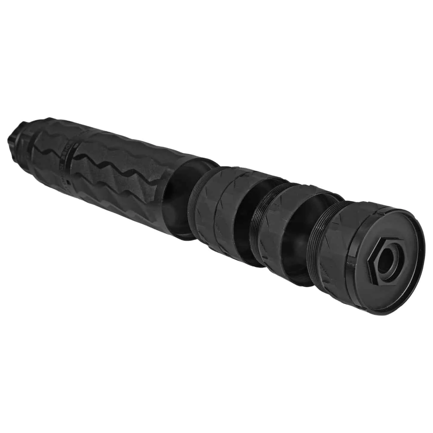 PWS BDE36-TI .36 Cal Titanium Suppressor – Black