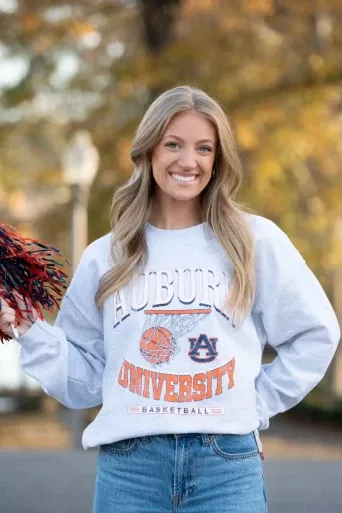 RETRO AUBURN BASKETBALL SWEATSHIRT