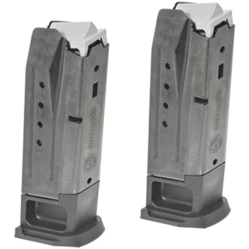 Ruger Security-9 10 Round Magazine 9mm Steel Black 2 Pack