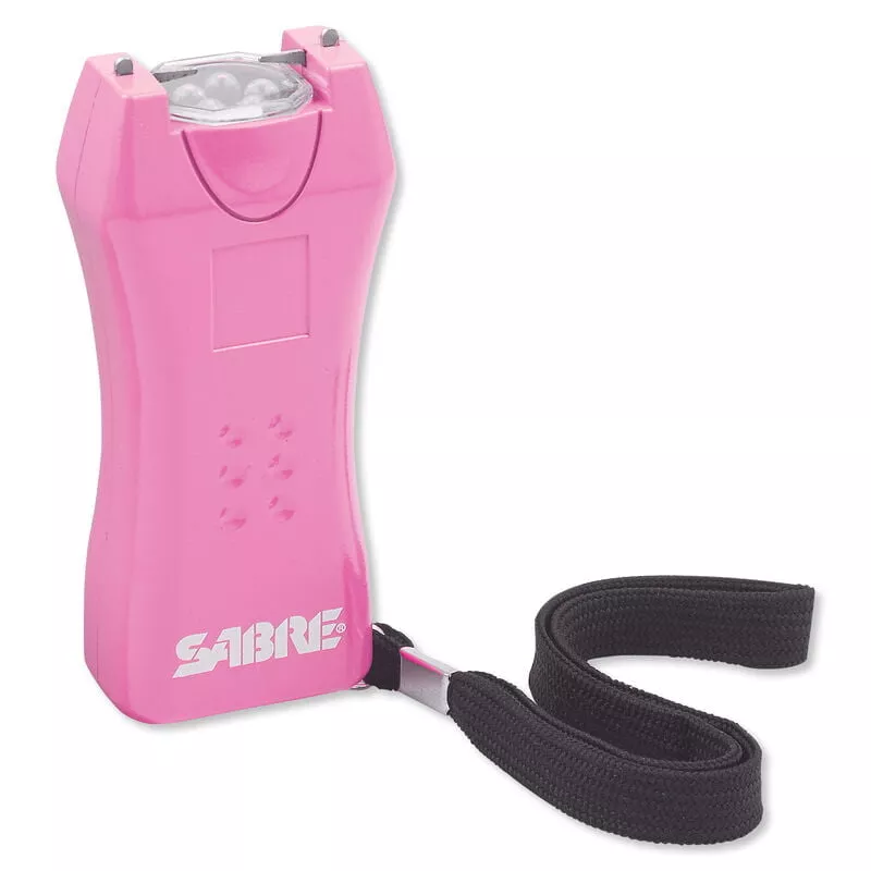 SABRE 600,000 Volt Mini Stun Gun Pink