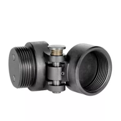 SBTAC BUFFER TUBE FOLDING ADPT 2-POSITION BLACK ALUMINUM