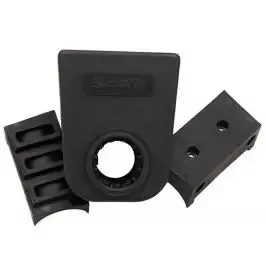 Scotty Rail Mount Adapter Blk 1.25 Square/Rnd 245
