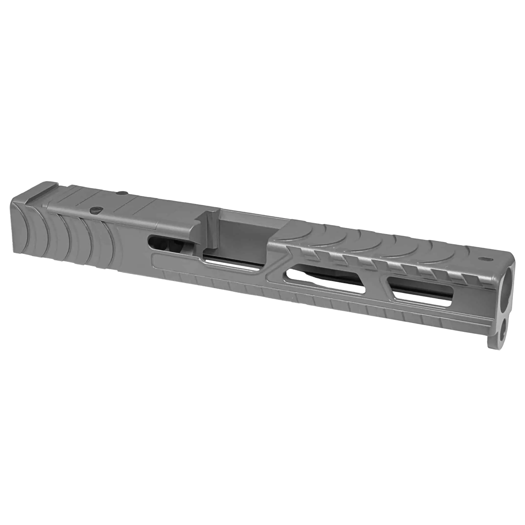SCT Cyborg Custom Stripped Slide for G17 Gen 5 – Tungsten