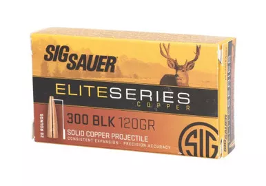 SIG SAUER ELITE PERFORMANCE HUNTING 300BLK 120GR HP 20RDS
