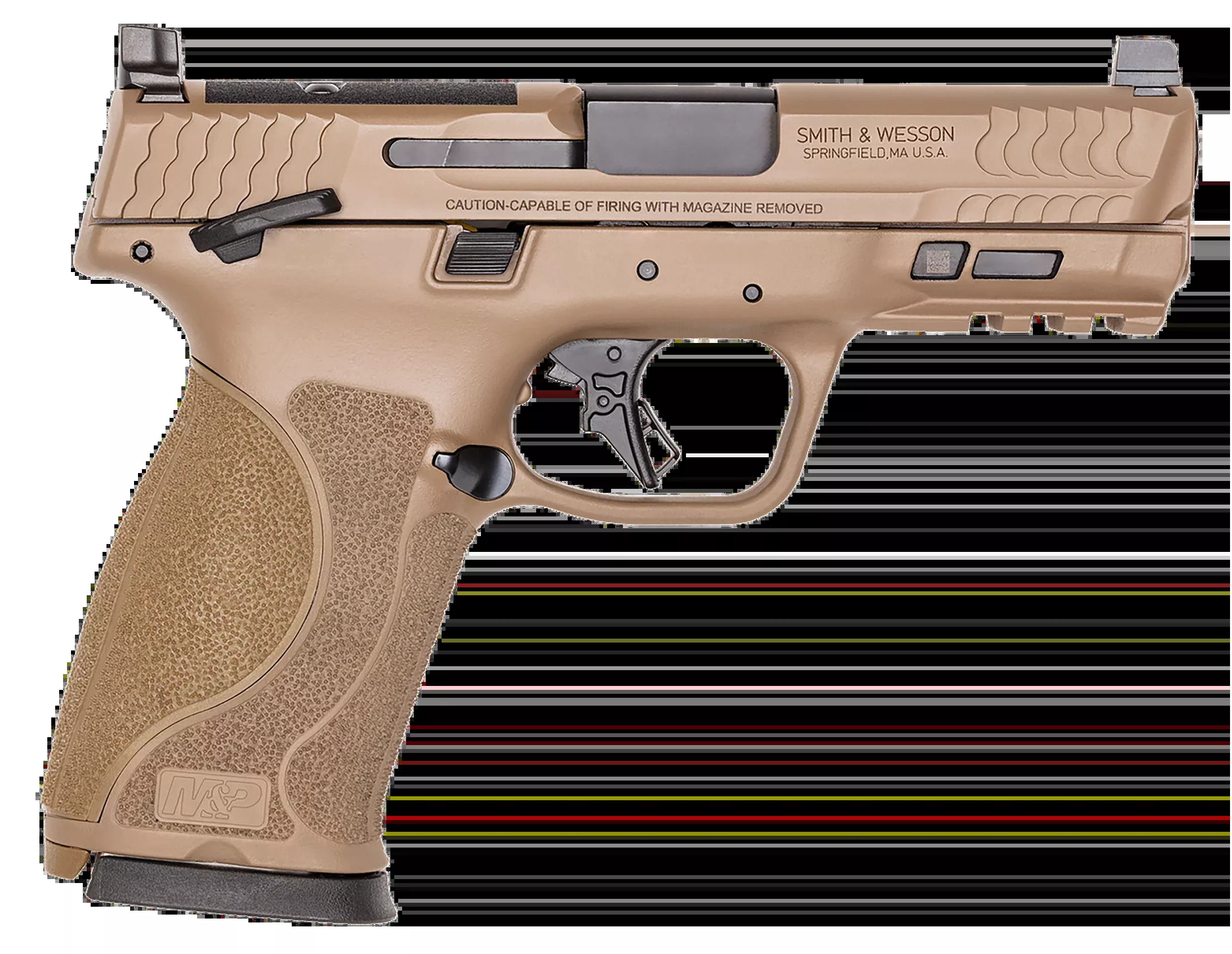 Smith & Wesson M&P M2.0 FDE 10mm Compact Optics Ready 4" 15-Round Pistol
