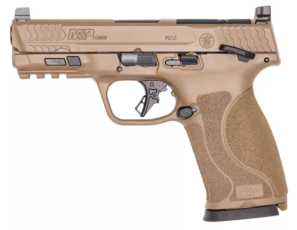 SMITH AND WESSON M&P10MM M2.0 10MM FDE 4″ TS OR
