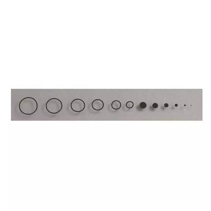 SPECIALTY ARCHERY-CIRCLES & DOTS BLACK 1pk