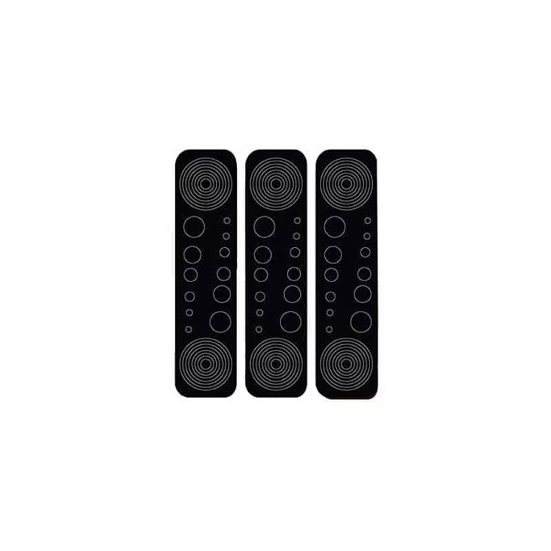 SPECIALTY ARCHERY-CIRCLES & DOTS BLACK 3pk