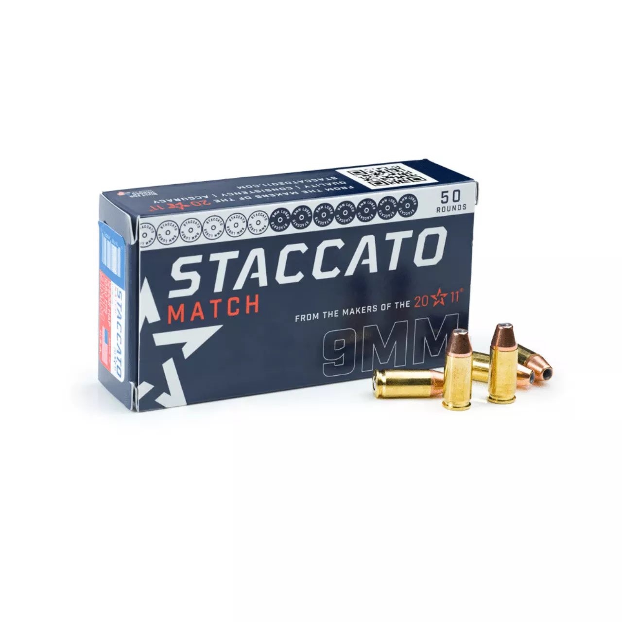 Staccato 9mm Match Ammo 136gr
