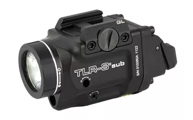 Streamlight TLR-8 Sub | Compact Red Laser & White LED Light for Glock 43x/48