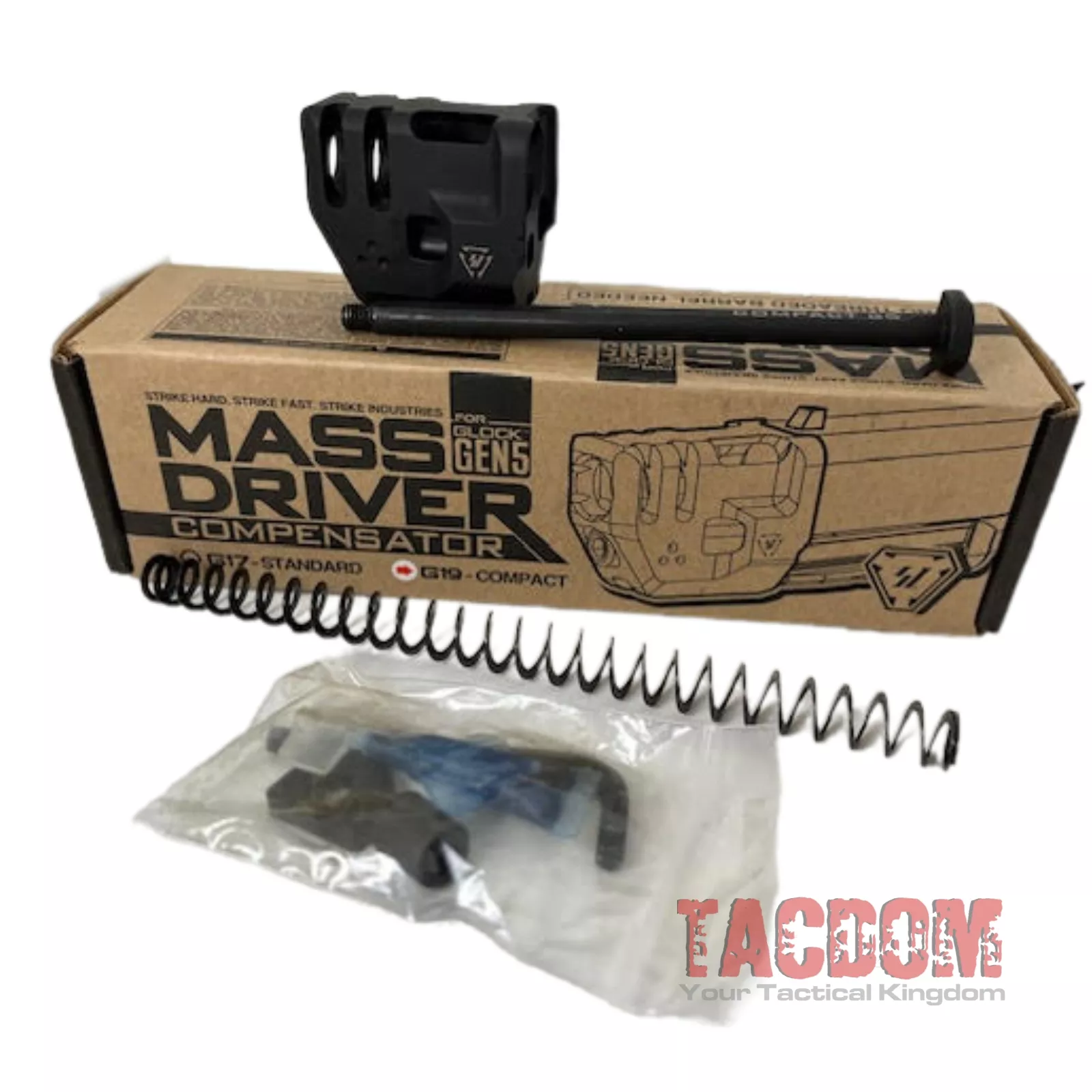 STRIKE INDUSTRIES MASS DRIVER COMP FOR GLOCK GEN 5 19 MODEL – DEMO COMPENSATOR