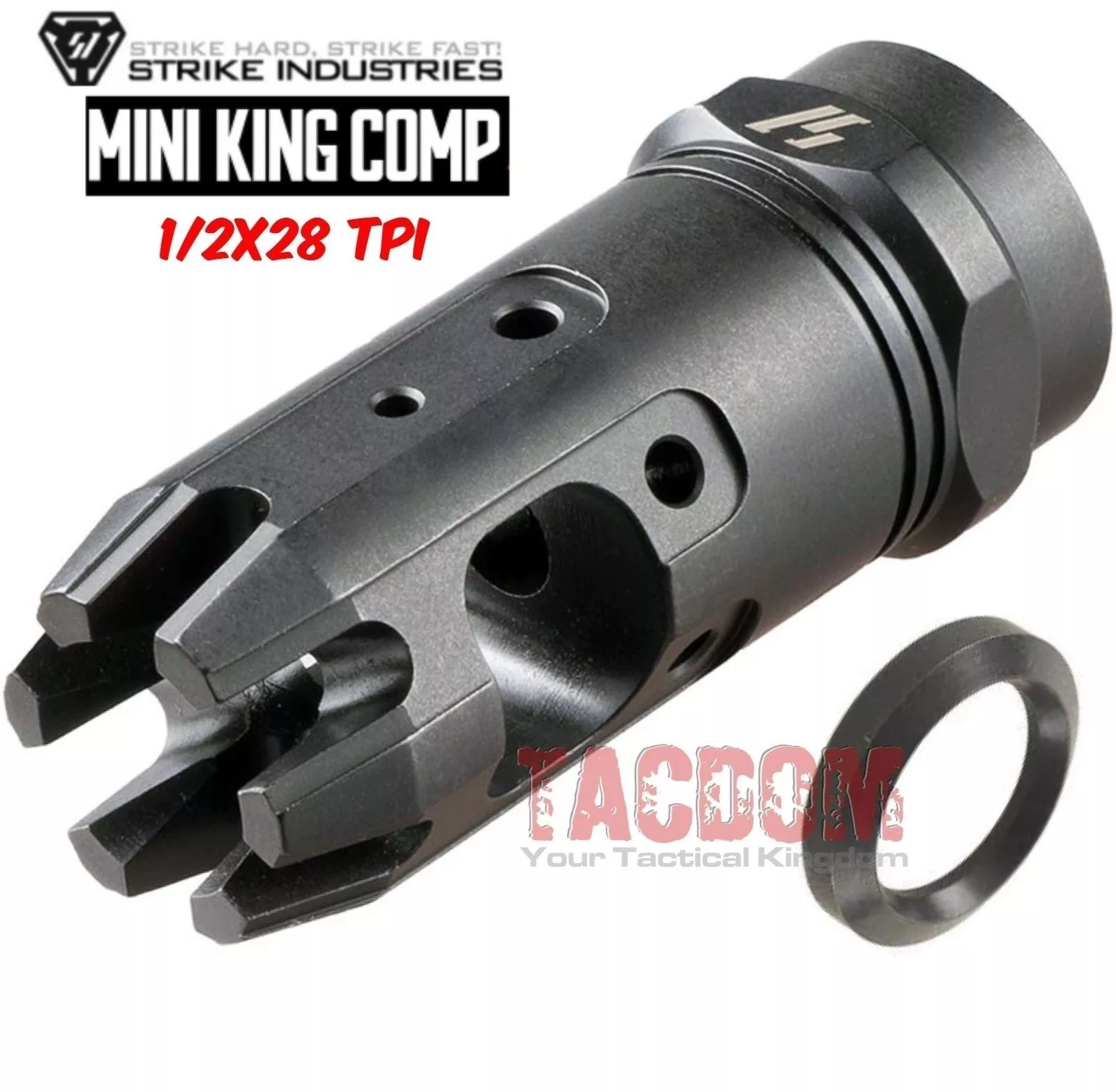Strike Industries Mini King Comp for .223 5.56 AR15 1/2x28TPI