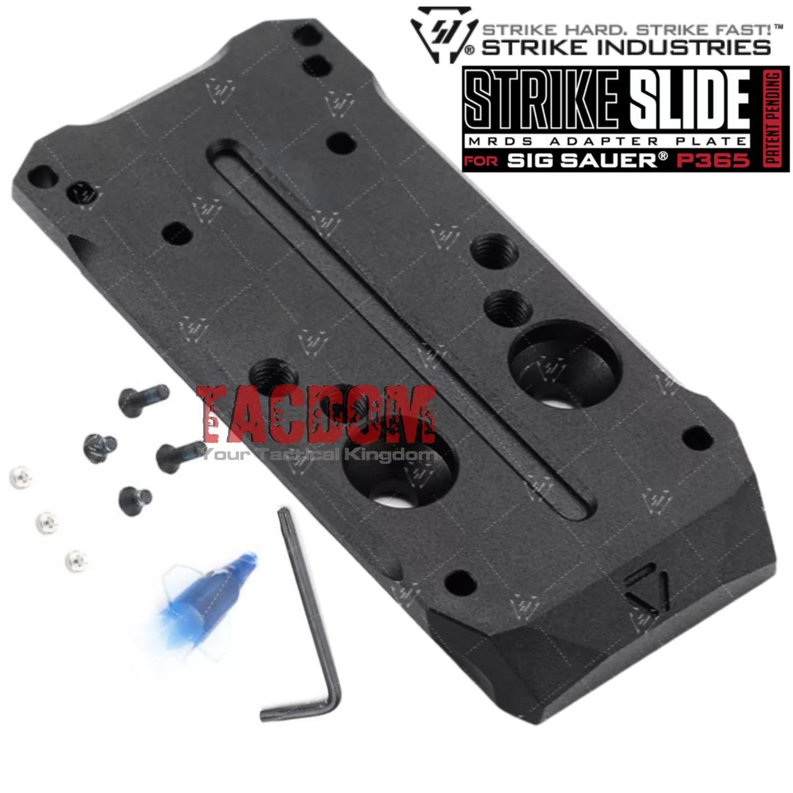 Strike Industries RMR MRDS ADAPTER PLATE for the STRIKE P365 SLIDE