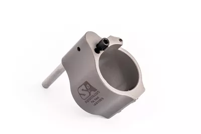 SUPERLATIVE ARMS ADJUSTABLE GAS BLOCK FOR AR15/AR10PLATFORM .875" SOLID SS SET SCREW MATTE