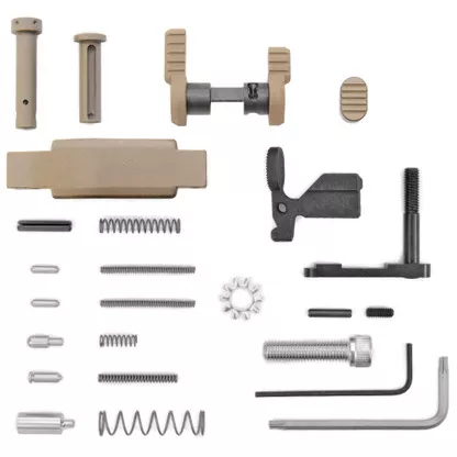 SUPERLIGHT LOWER PARTS KIT .223/5.56 - FDE