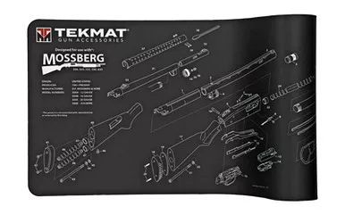 TekMat Mossberg Shotgun Mat – 12"x36", Black