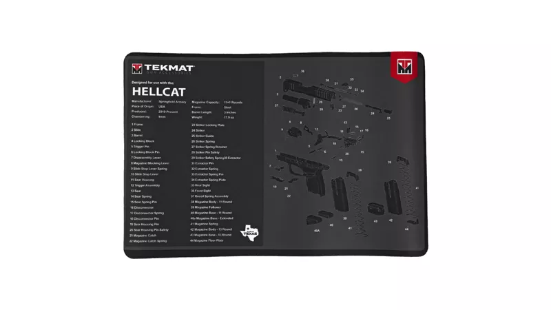 TEKMAT PISTOL MAT SPRNGFLD HELLCAT
