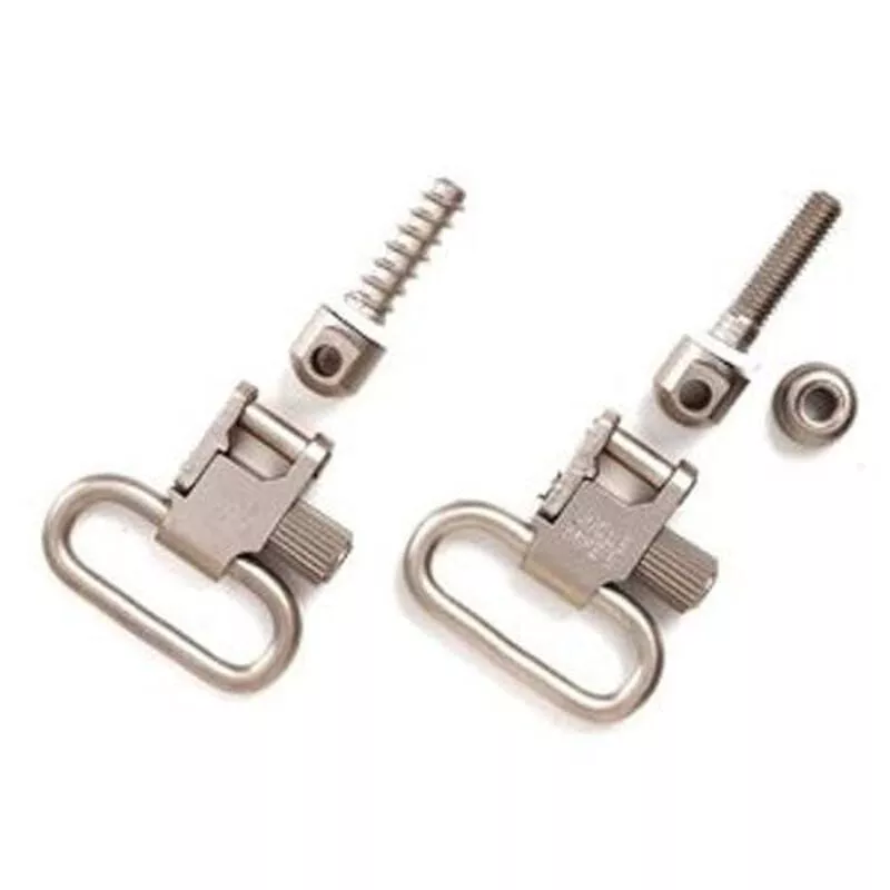 Uncle Mike's Quick Detachable 1" Super Swivels Nickel Plated