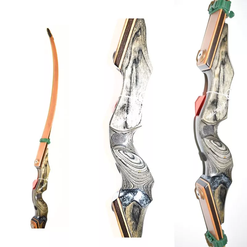 USED-BLACK HUNTER T/D RECURVE LH/62″ 55#
