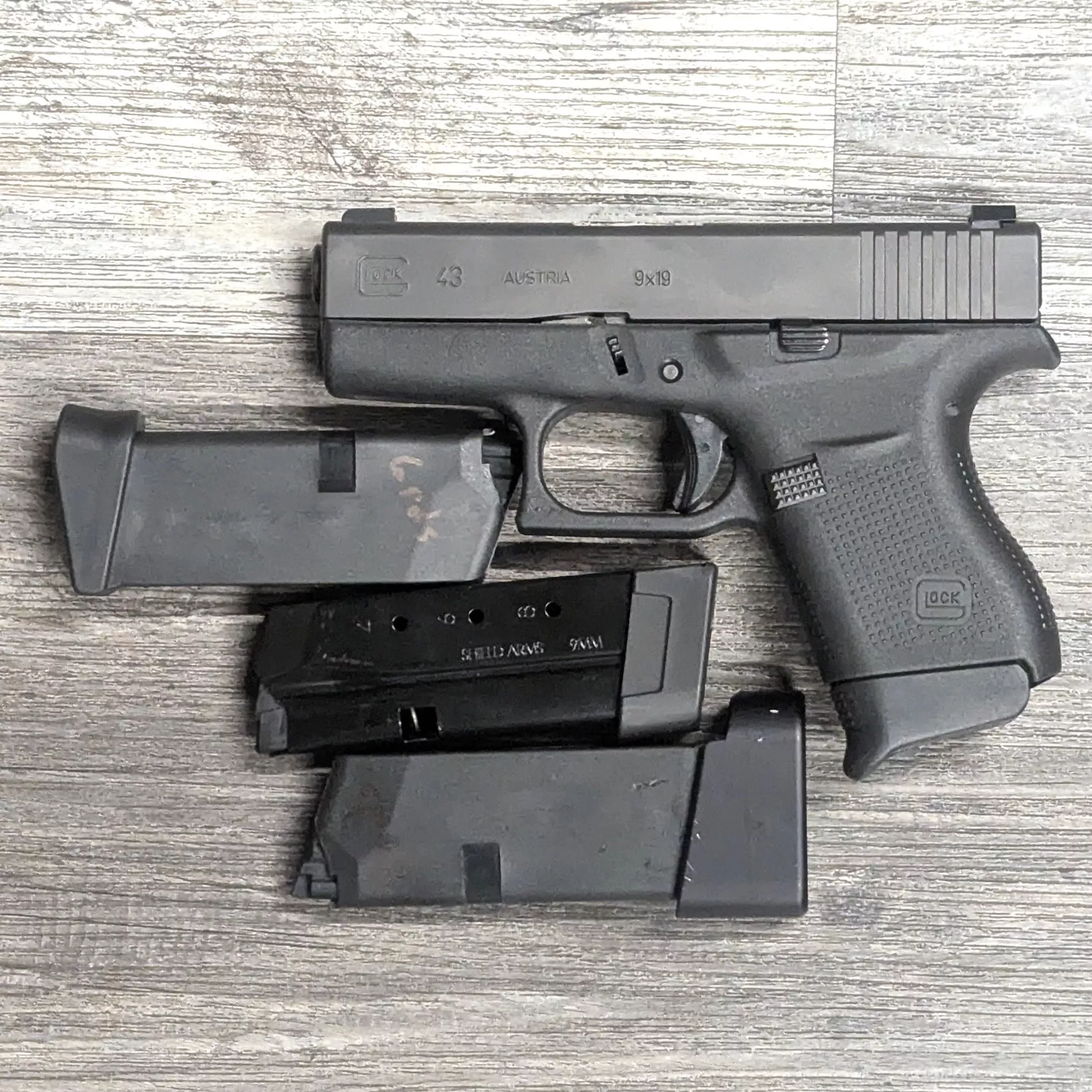 Used Glock 43 9mm 3.41″ Pistol