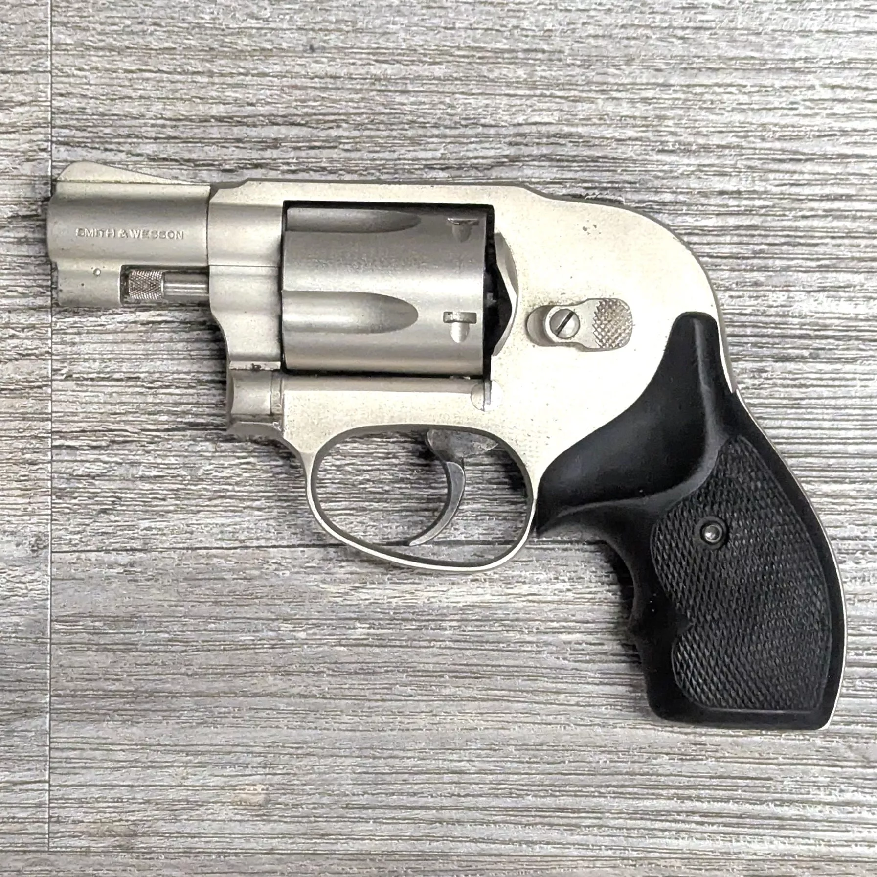 Used Smith & Wesson Model 38-2 .38SPL 2″ Revolver – Nickel