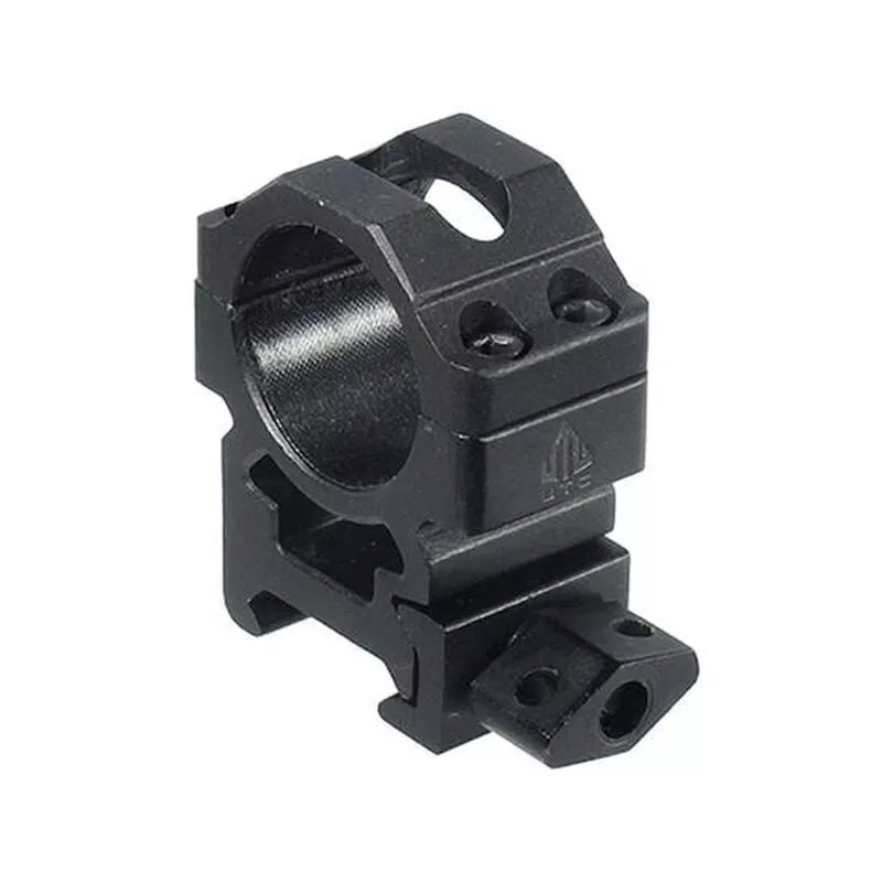 UTG 1" Two Piece Medium Pro Max Rings Black RG2W1154