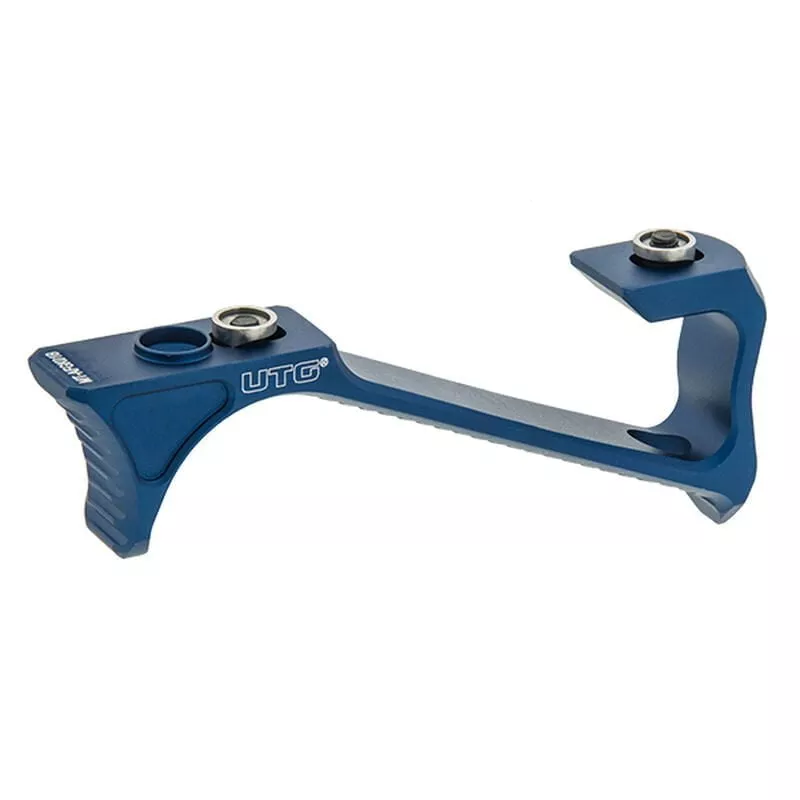 UTG Ultra Slim Angled Keymod Foregrip, Matte Blue