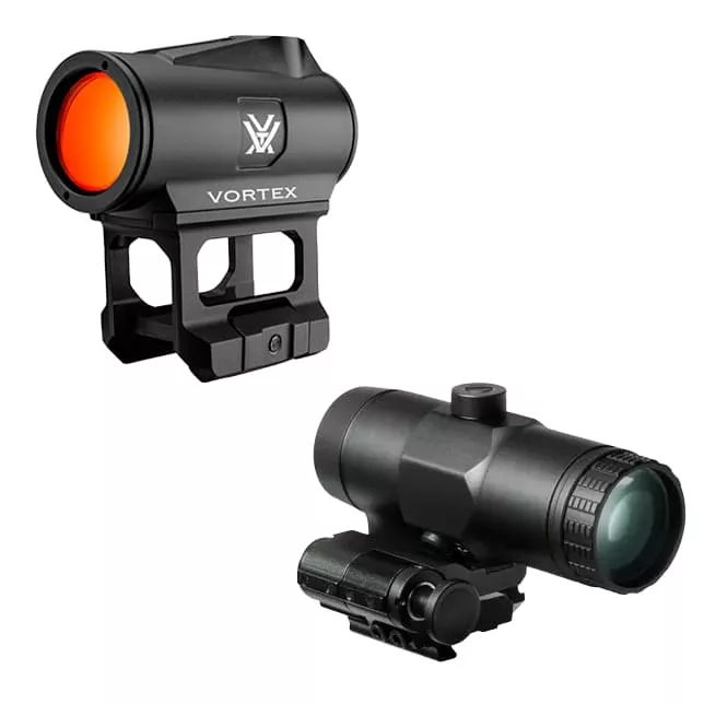 Vortex Triumph Red Dot + VMX-3T Magnifier Bundle