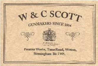 W & C Scott Label