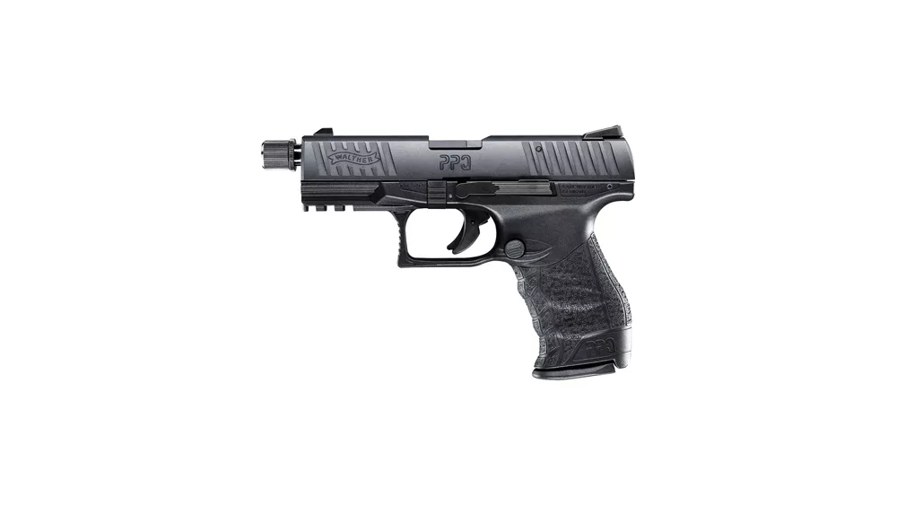Walther Arms PPQ 22 SD Handgun .22 LR 12/rd Magazine 4″ Threaded Barrel Black