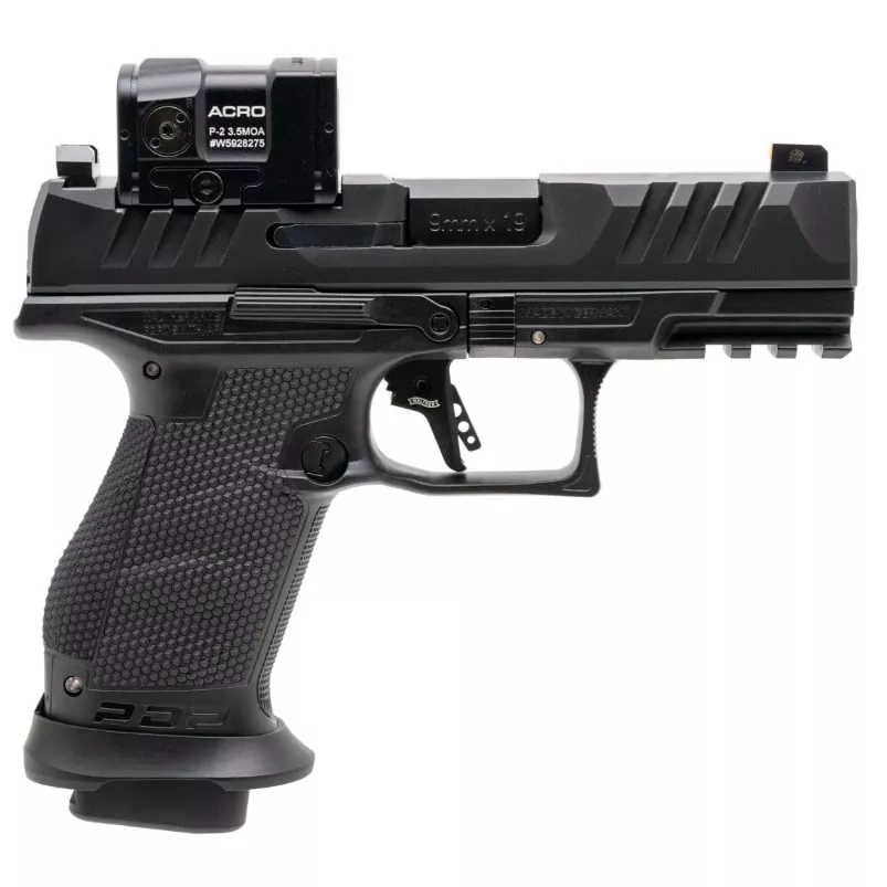 Walther PDP Pro 9mm 4″ Pistol w/ ACRO P-2 – Black